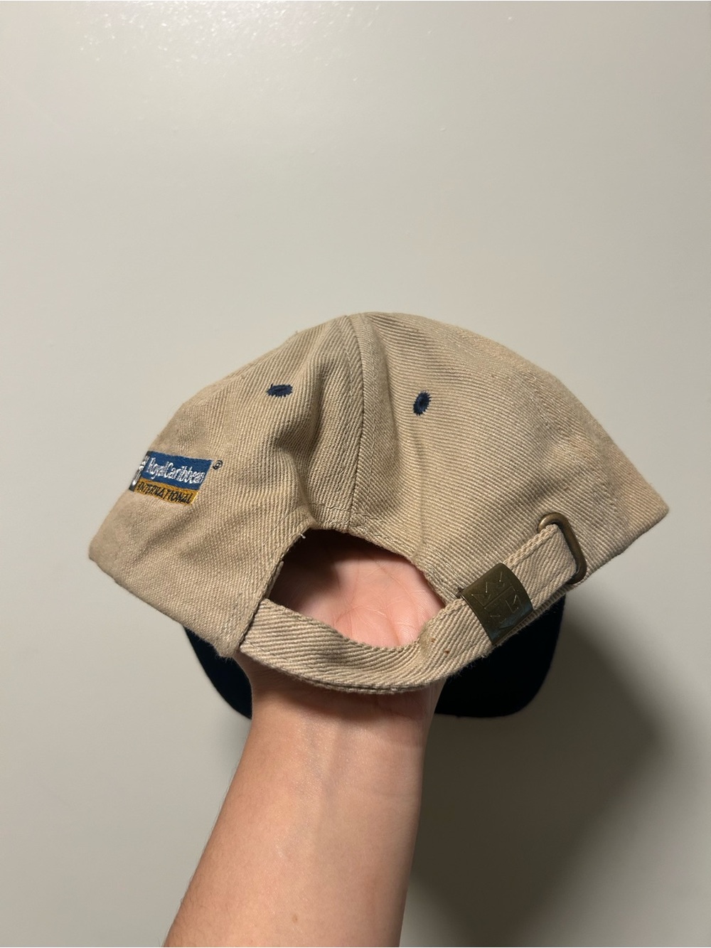 Vintage Y2K Royal Caribbean Crown & Anchor Cruise Dad Hat - Picture 4 of 7